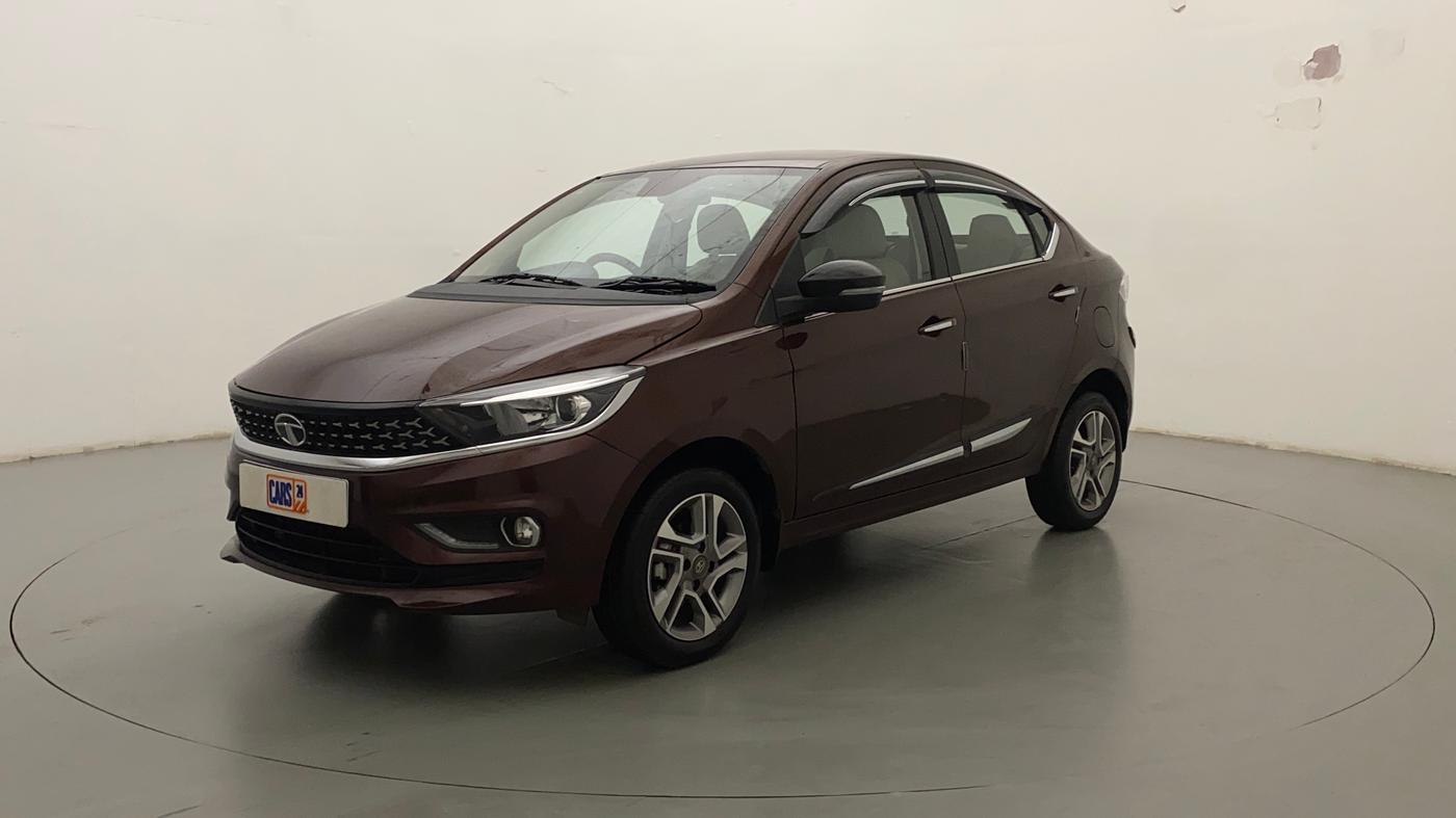 2023 Tata TIGOR XZA PLUS PETROL, Petrol, Automatic, 8,683 km, Left Front Diagonal