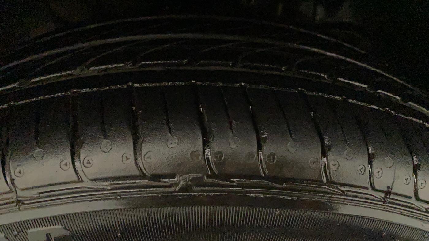 2023 Tata TIGOR XZA PLUS PETROL, Petrol, Automatic, 8,683 km, Right Front Tyre Tread