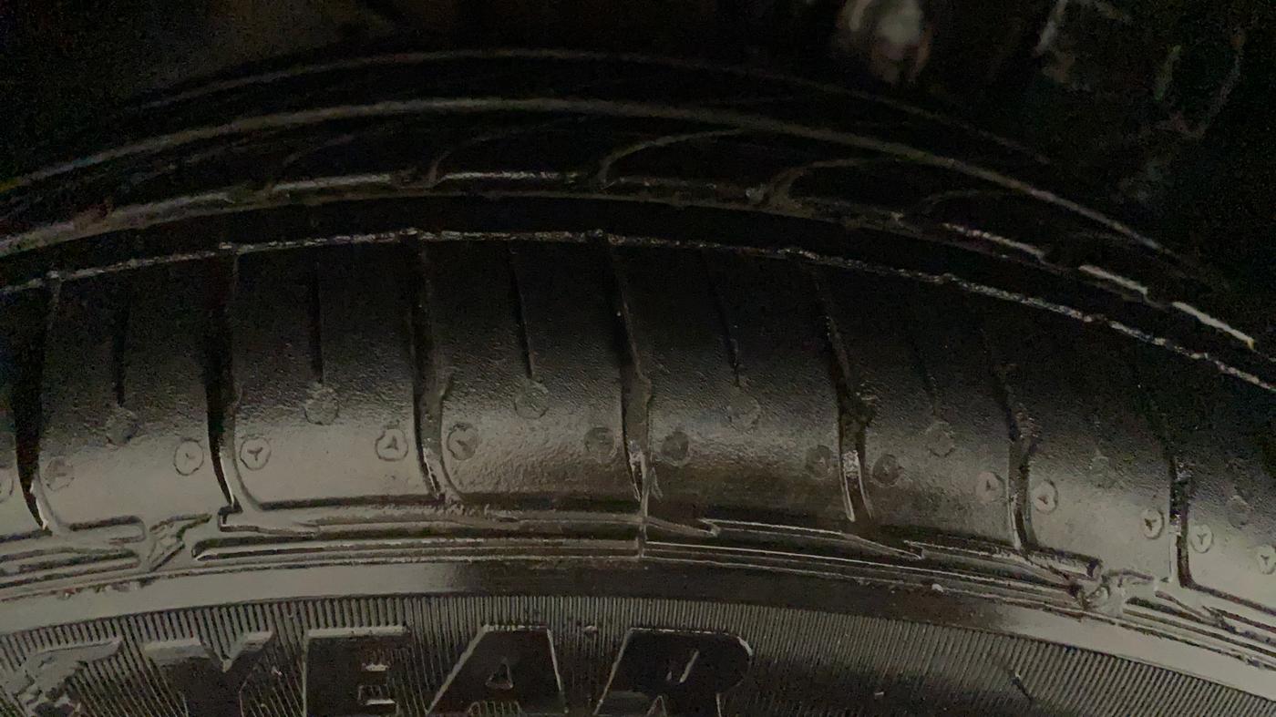 2023 Tata TIGOR XZA PLUS PETROL, Petrol, Automatic, 8,683 km, Right Rear Tyre Tread