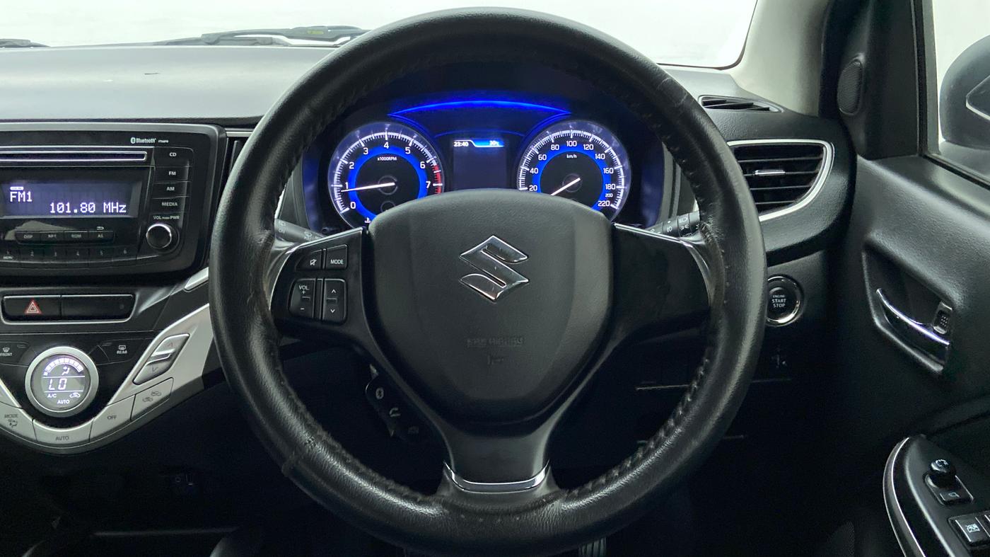 2018 Maruti Baleno ZETA PETROL 1.2, Petrol, Manual, 24,390 km, Steering Wheel Close Up