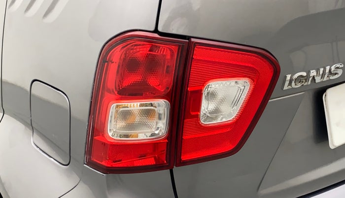 2018 Maruti IGNIS DELTA 1.2 AMT, Petrol, Automatic, 49,158 km, Left tail light - Minor damage