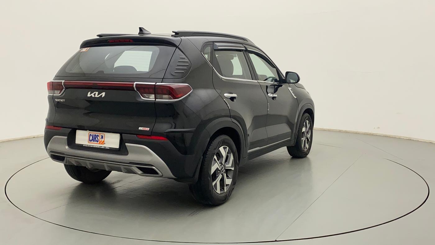 2022 KIA SONET HTX 1.0 IMT, CNG, Manual, 30,117 km, Right Back Diagonal