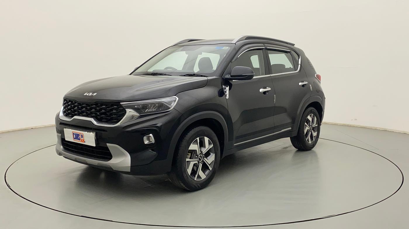 2022 KIA SONET HTX 1.0 IMT, CNG, Manual, 30,117 km, Left Front Diagonal