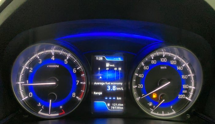 2017 Maruti Baleno RS 1.0 PETROL, Petrol, Manual, 79,738 km, Odometer Image