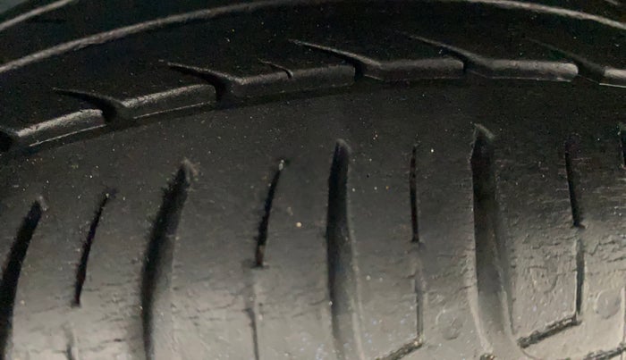 2019 Tata Tiago XZA PLUS PETROL, Petrol, Automatic, 27,195 km, Left Rear Tyre Tread