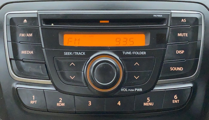 2017 Maruti Ciaz SIGMA 1.4 VVT, Petrol, Manual, 75,398 km, Infotainment System