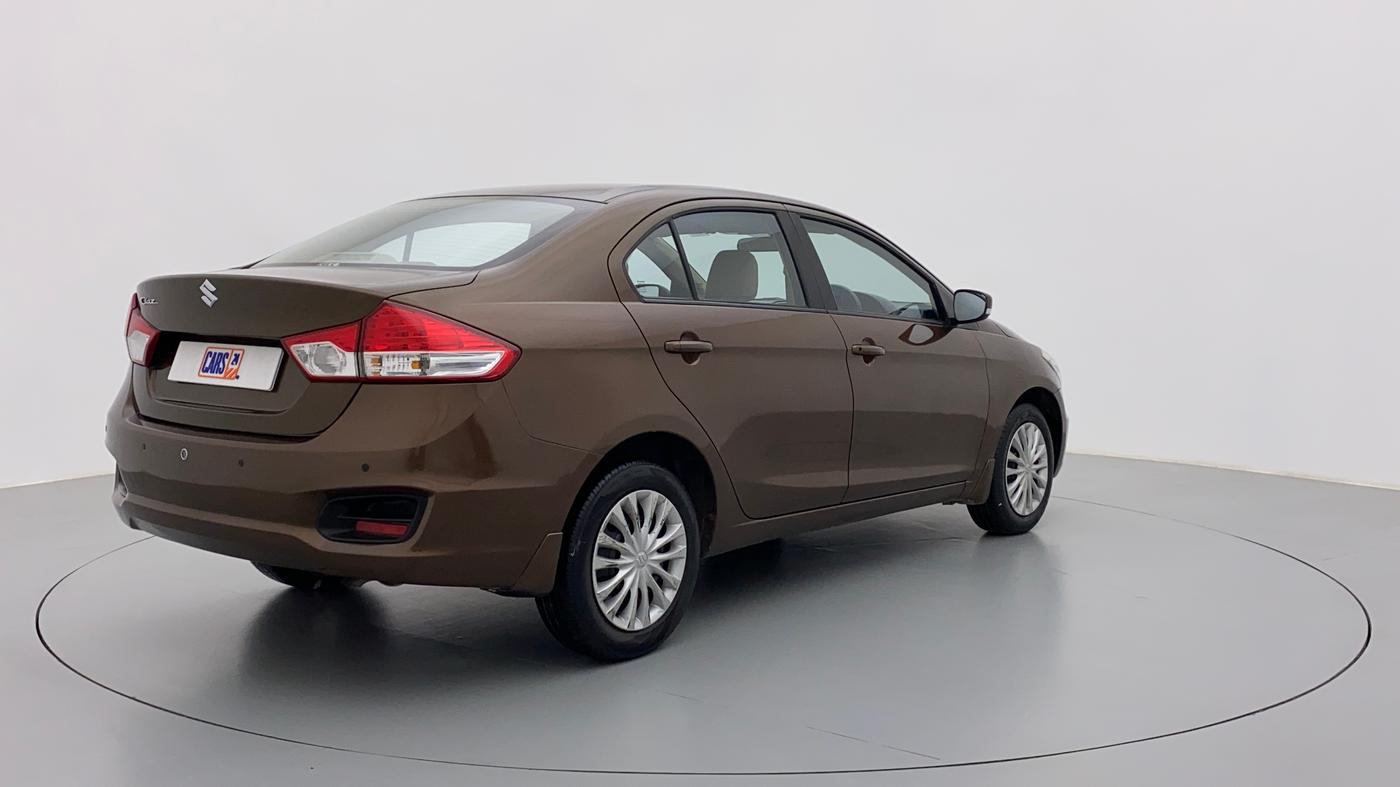 2017 Maruti Ciaz SIGMA 1.4 VVT, Petrol, Manual, 75,398 km, Right Back Diagonal