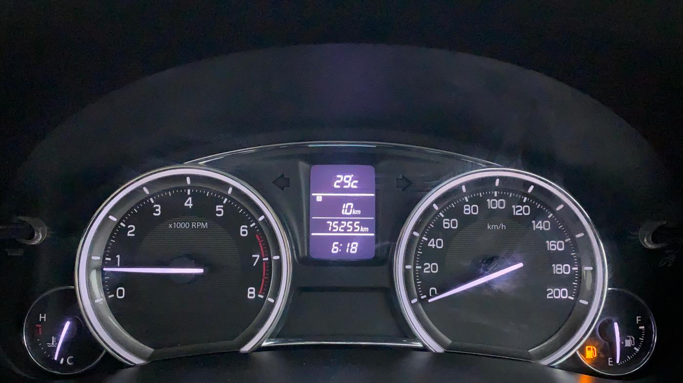 2017 Maruti Ciaz SIGMA 1.4 VVT, Petrol, Manual, 75,398 km, Odometer Image