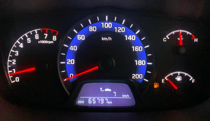 2014 Hyundai Xcent S 1.2, Petrol, Manual, 65,785 km, Odometer Image