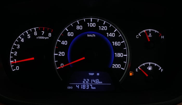 2017 Hyundai Grand i10 ASTA 1.2 KAPPA VTVT, Petrol, Manual, 41,793 km, Odometer Image