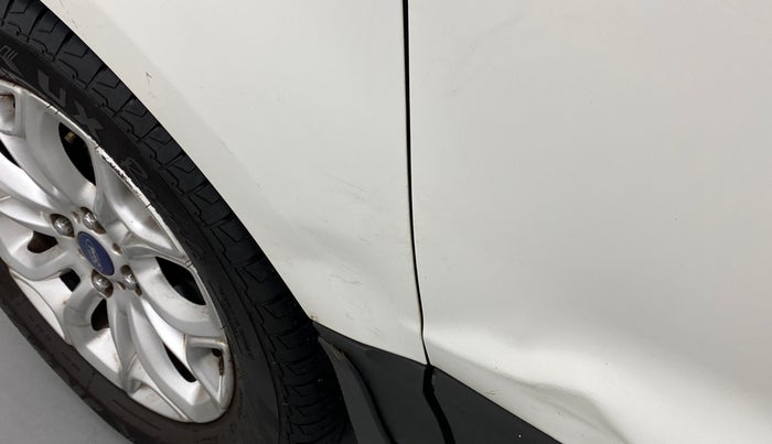 2017 Ford Ecosport TITANIUM 1.5L DIESEL, Diesel, Manual, 79,668 km, Left fender - Slightly dented