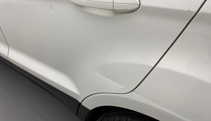 2017 Ford Ecosport TITANIUM 1.5L DIESEL, Diesel, Manual, 79,668 km, Rear left door - Slightly dented