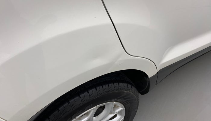2017 Ford Ecosport TITANIUM 1.5L DIESEL, Diesel, Manual, 79,668 km, Right quarter panel - Slightly dented