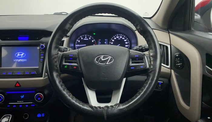 2017 Hyundai Creta SX PLUS AT 1.6 PETROL, Petrol, Automatic, 46,257 km, Steering Wheel Close Up