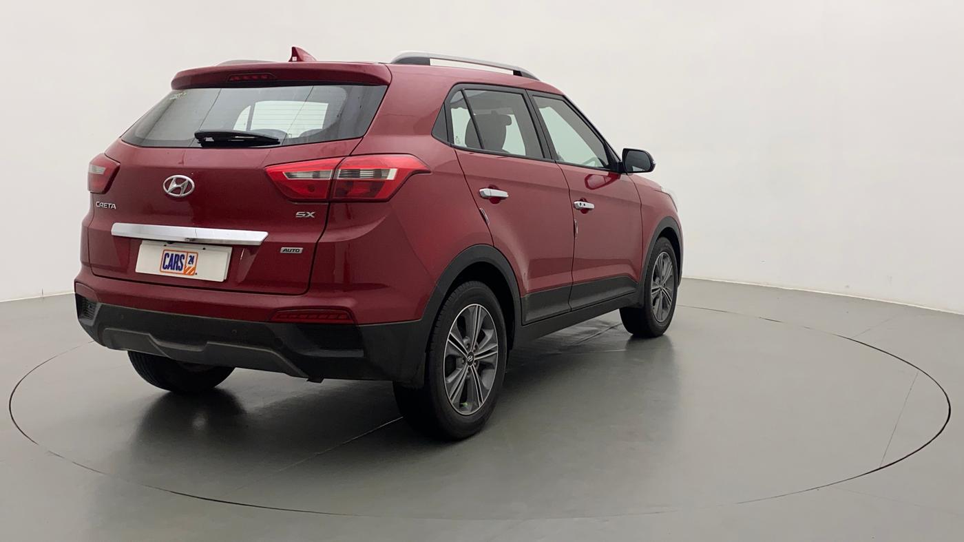2017 Hyundai Creta SX PLUS AT 1.6 PETROL, Petrol, Automatic, 46,257 km, Right Back Diagonal