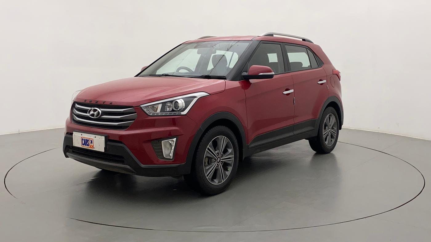 2017 Hyundai Creta SX PLUS AT 1.6 PETROL, Petrol, Automatic, 46,257 km, Left Front Diagonal