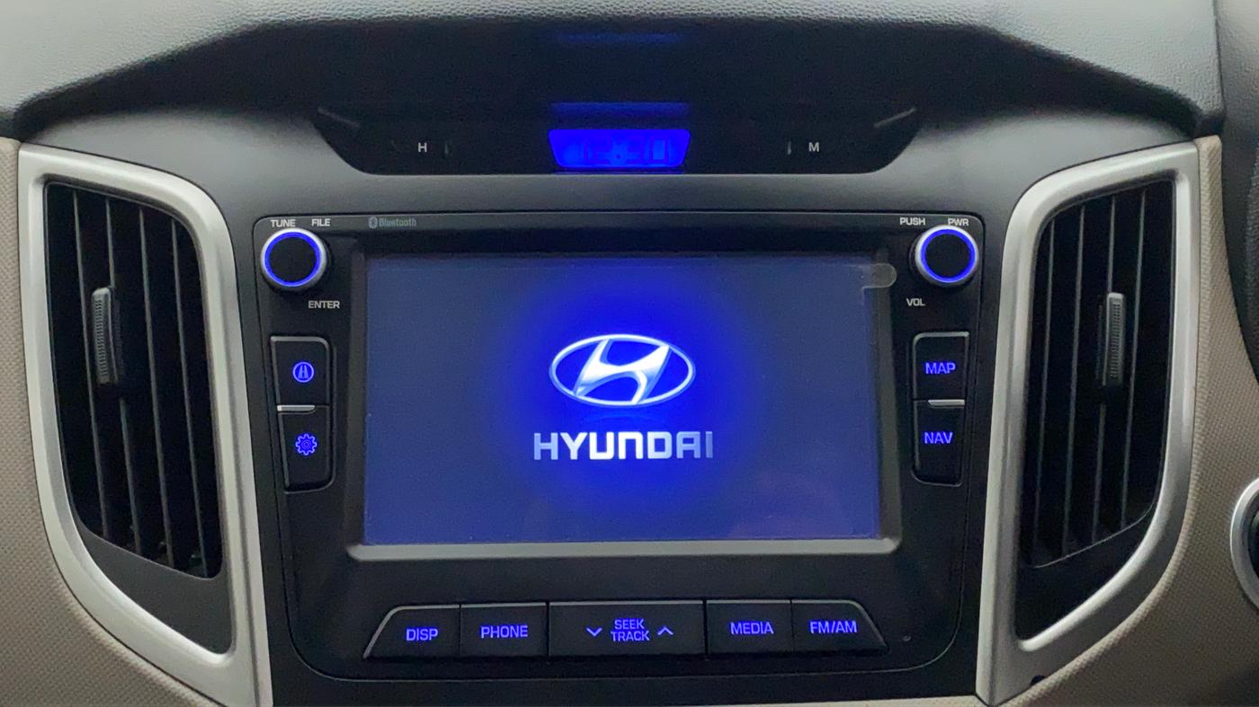 2017 Hyundai Creta SX PLUS AT 1.6 PETROL, Petrol, Automatic, 46,257 km, Infotainment System