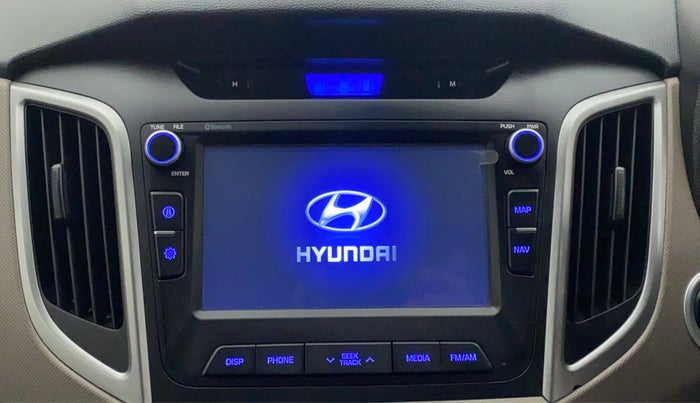 2017 Hyundai Creta SX PLUS AT 1.6 PETROL, Petrol, Automatic, 46,257 km, Infotainment System