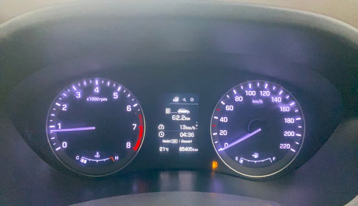 2017 Hyundai Elite i20 ASTA 1.2 (O), Petrol, Manual, 65,375 km, Odometer Image