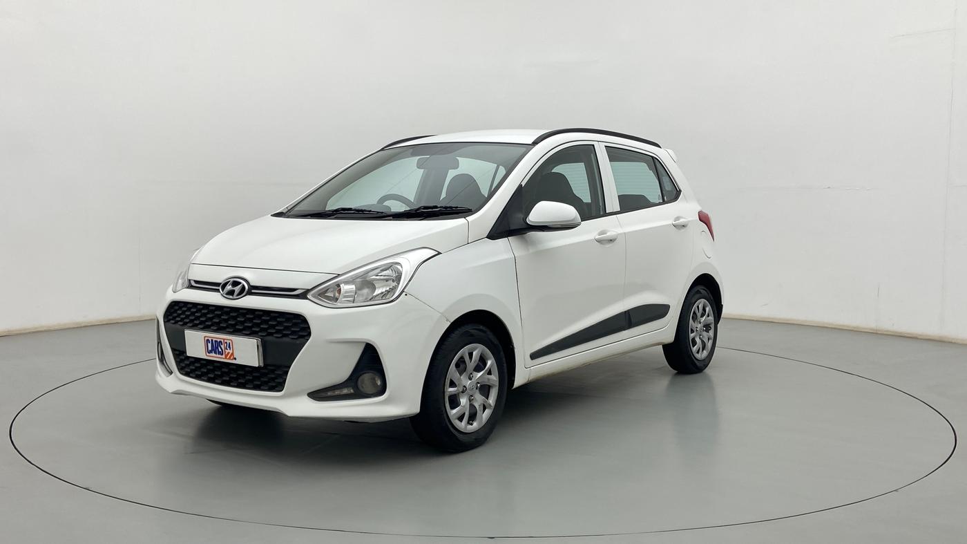 2020 Hyundai Grand i10 SPORTZ 1.2 KAPPA VTVT, Petrol, Manual, 73,680 km, Left Front Diagonal