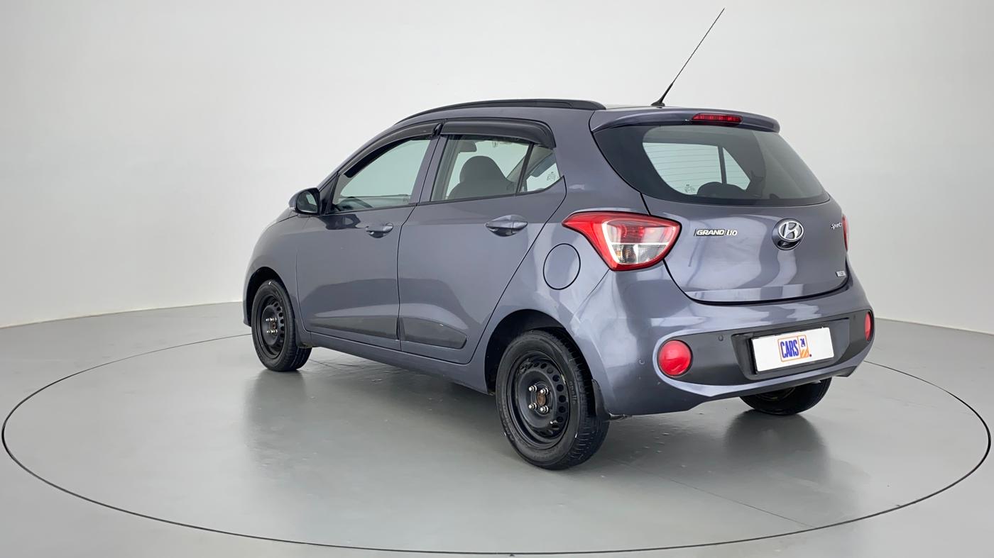 2017 Hyundai Grand i10 Sportz(O) 1.2 MT, Petrol, Manual, 38,870 km, Left Back Diagonal