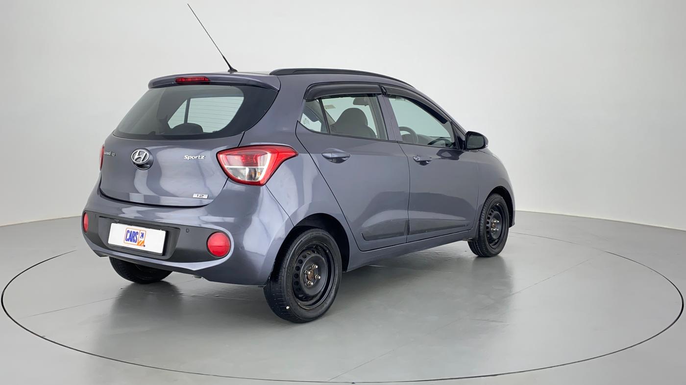 2017 Hyundai Grand i10 Sportz(O) 1.2 MT, Petrol, Manual, 38,870 km, Right Back Diagonal