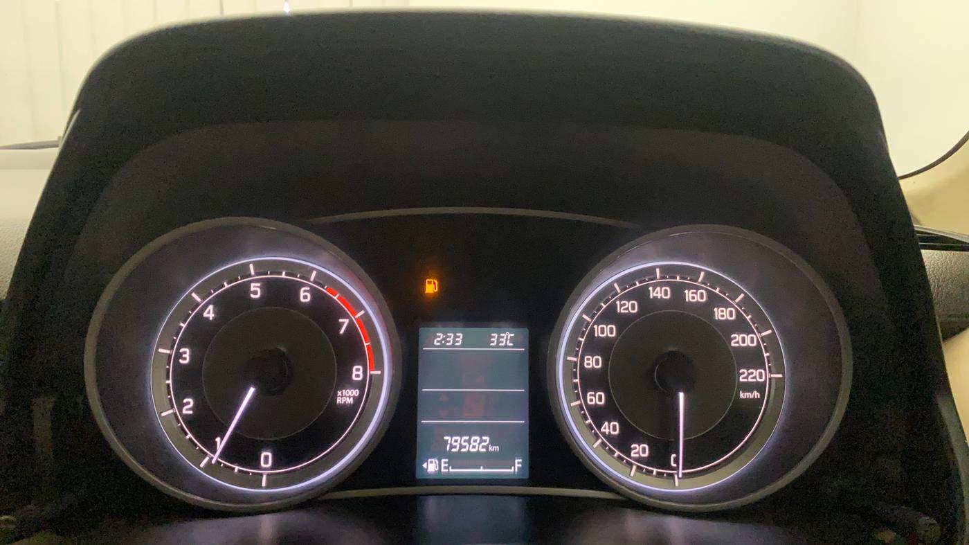 2017 Maruti Dzire ZXI PLUS, Petrol, Manual, 79,576 km, Odometer Image