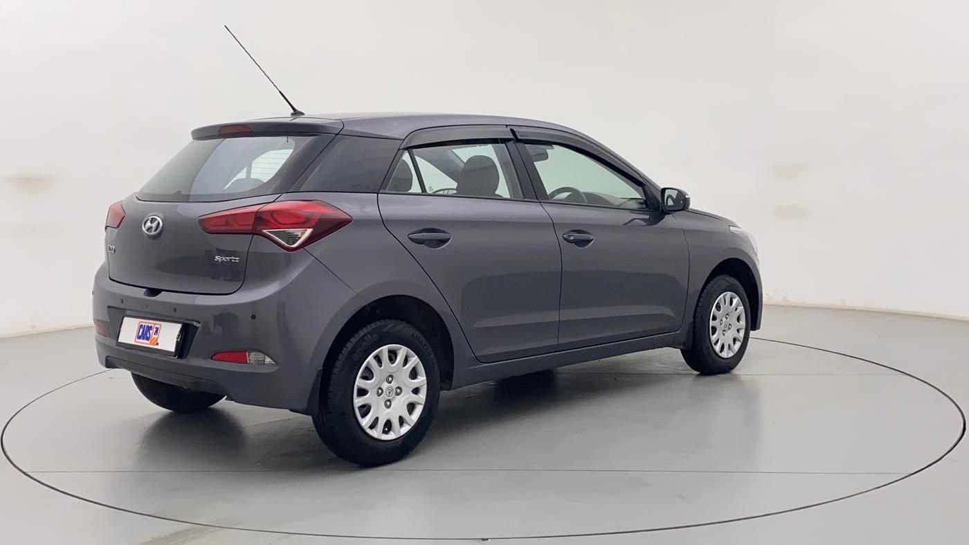2017 Hyundai Elite i20 SPORTZ 1.2, Petrol, Manual, 53,433 km, Right Back Diagonal (45- Degree) View