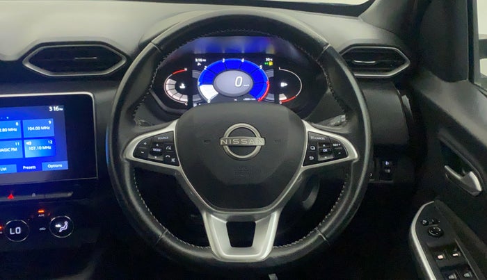 2022 Nissan MAGNITE XV PREMIUM TURBO CVT, Petrol, Automatic, 3,955 km, Steering Wheel Close Up