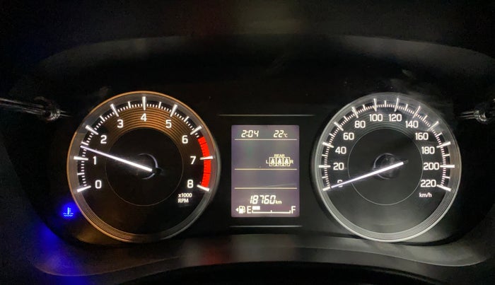 2025 Toyota Glanza E, Petrol, Manual, 18,745 km, Odometer Image