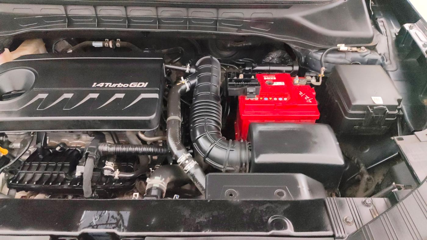 2022 KIA CARENS PRESTIGE PLUS 1.4 PETROL 7 STR, Petrol, Manual, 22,469 km, Engine View - Left