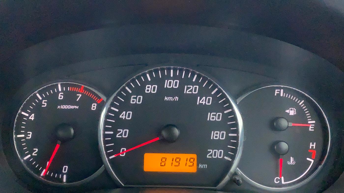 2011 Maruti Swift VXI D, Petrol, Manual, 82,068 km, Odometer Image