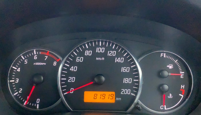 2011 Maruti Swift VXI D, Petrol, Manual, 82,068 km, Odometer Image