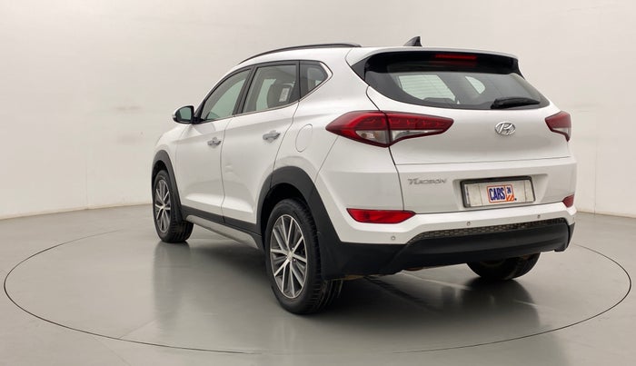 2019 Hyundai Tucson GLS 2WD AT PETROL, Petrol, Automatic, 1,00,239 km, Left Back Diagonal