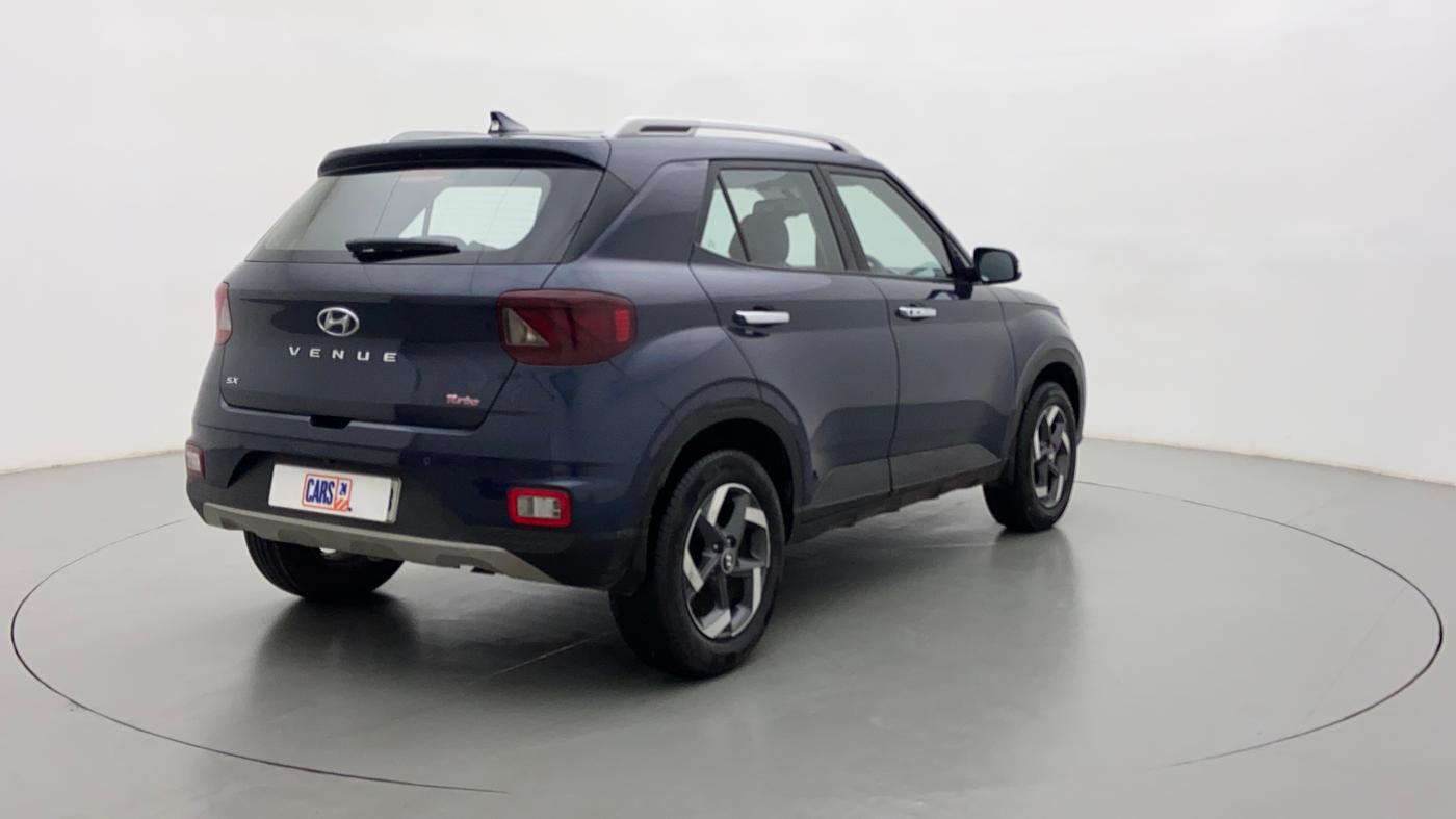 2019 Hyundai VENUE 1.0L Turbo GDI SX(O) MT, Petrol, Manual, 14,856 km, Right Back Diagonal
