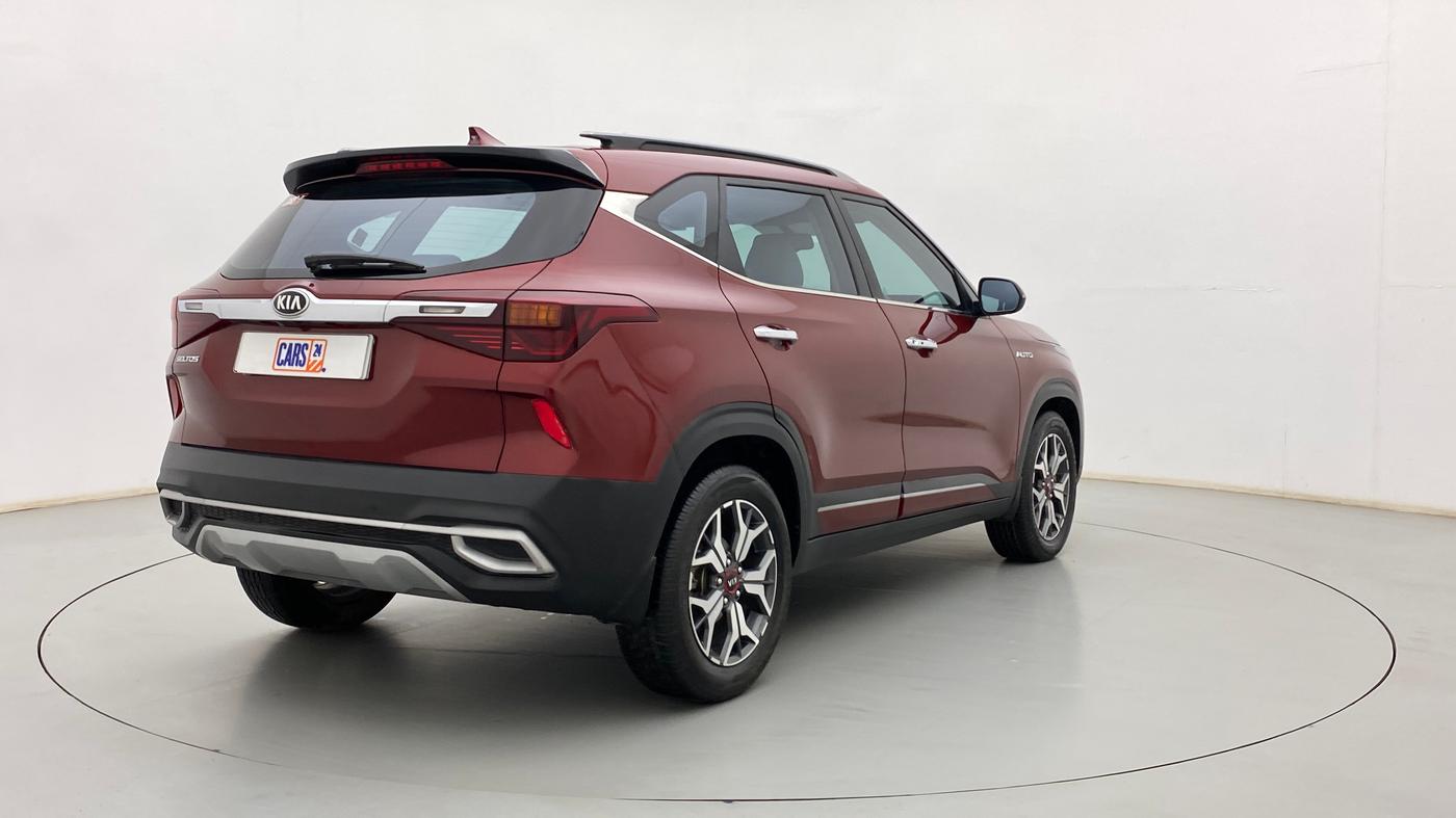 2021 KIA SELTOS HTX PLUS AT1.5 DIESEL, Diesel, Automatic, 66,096 km, Right Back Diagonal