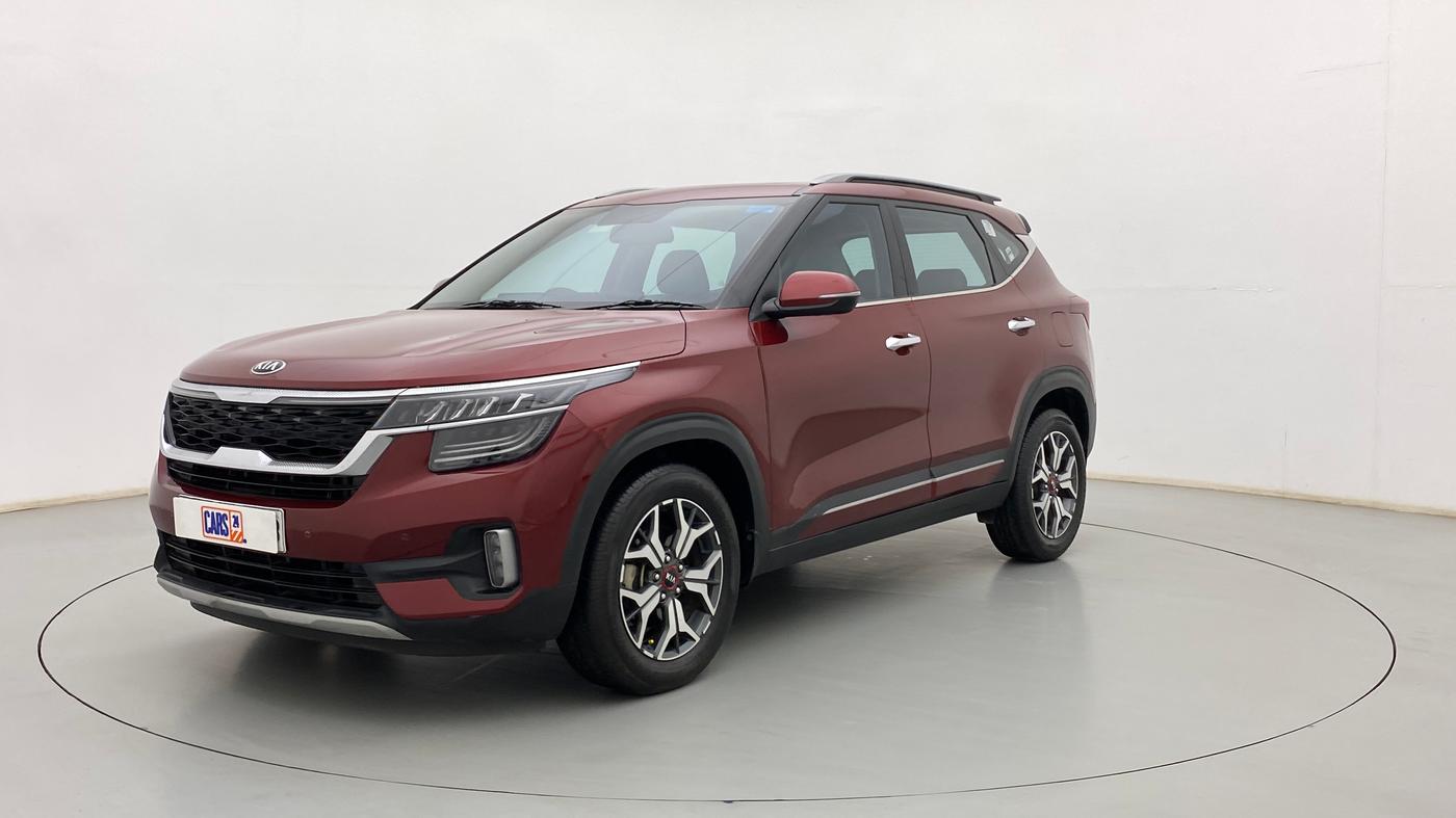 2021 KIA SELTOS HTX PLUS AT1.5 DIESEL, Diesel, Automatic, 66,096 km, Left Front Diagonal