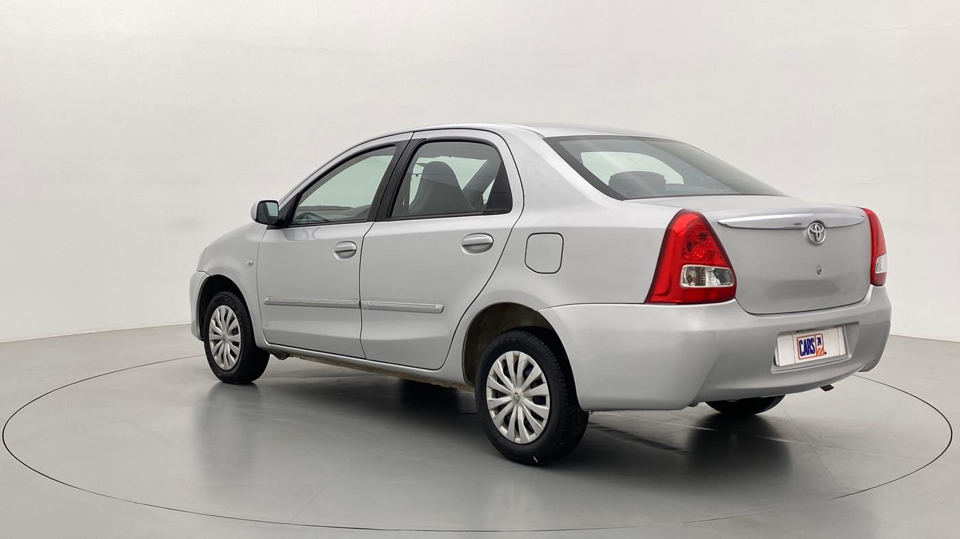 2011 Toyota Etios G, Petrol, Manual, 46,155 km, Left Back Diagonal