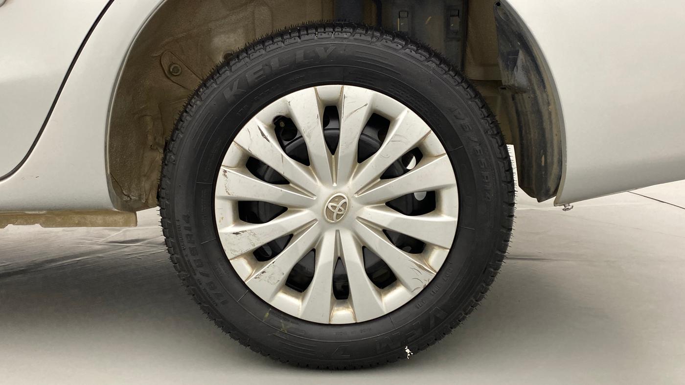 2011 Toyota Etios G, Petrol, Manual, 46,155 km, Left Rear Wheel