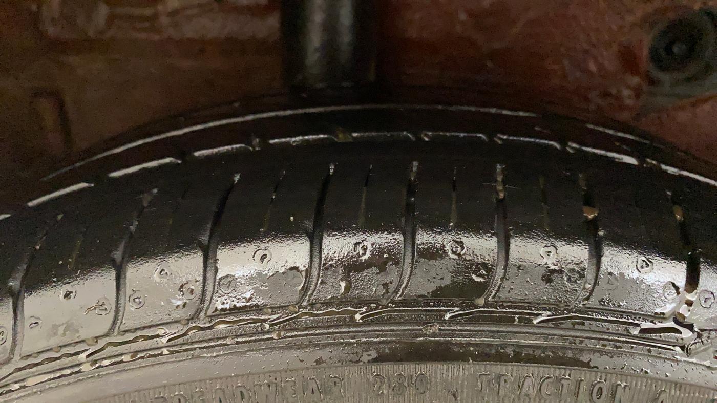2014 Maruti Celerio VXI, Petrol, Manual, 79,265 km, Right Rear Tyre Tread