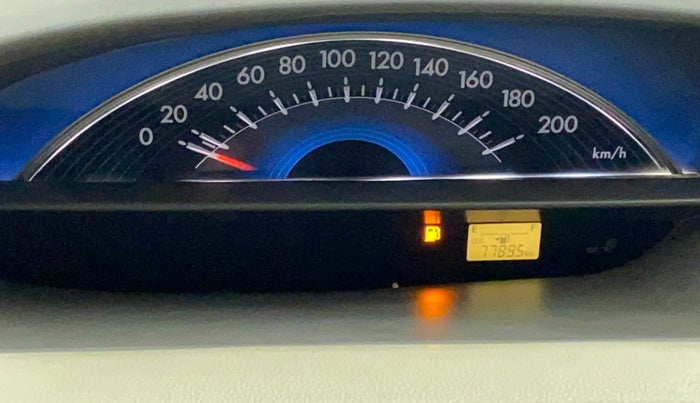 2013 Toyota Etios G SP, Petrol, Manual, 78,020 km, Odometer Image
