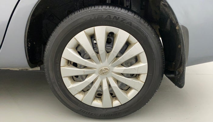 2013 Toyota Etios G SP, Petrol, Manual, 78,020 km, Left Rear Wheel