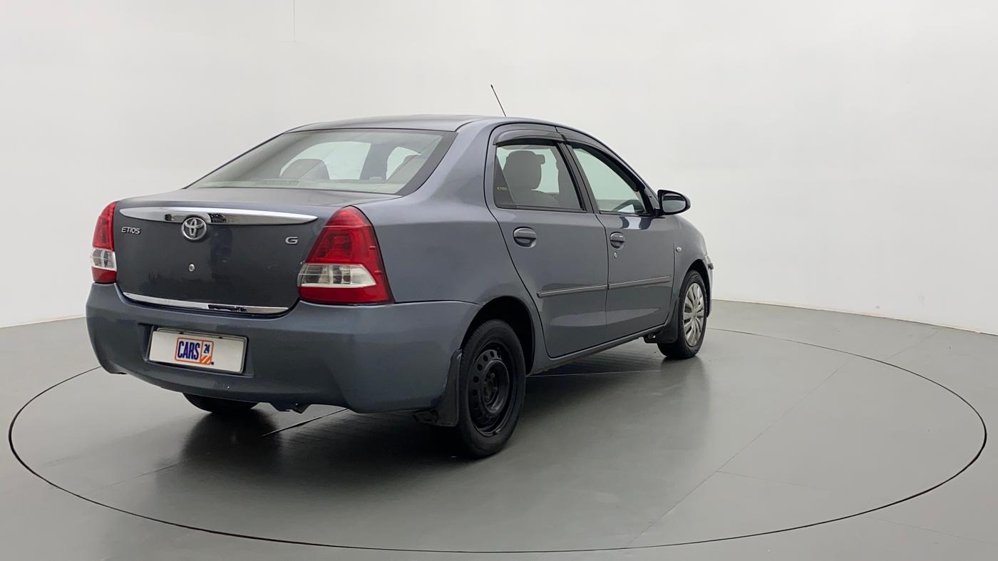 2013 Toyota Etios G SP, Petrol, Manual, 78,020 km, Right Back Diagonal