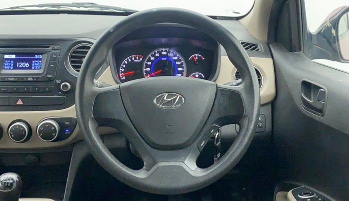 2016 Hyundai Grand i10 MAGNA 1.2 KAPPA VTVT, Petrol, Manual, 37,270 km, Steering Wheel Close Up