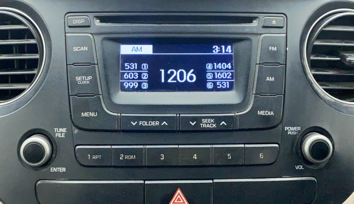 2016 Hyundai Grand i10 MAGNA 1.2 KAPPA VTVT, Petrol, Manual, 37,270 km, Infotainment System