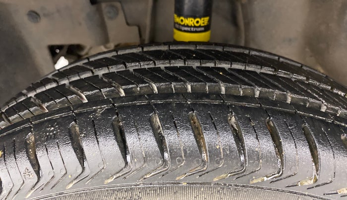 2016 Datsun Go Plus T, Petrol, Manual, 47,759 km, Left Front Tyre Tread