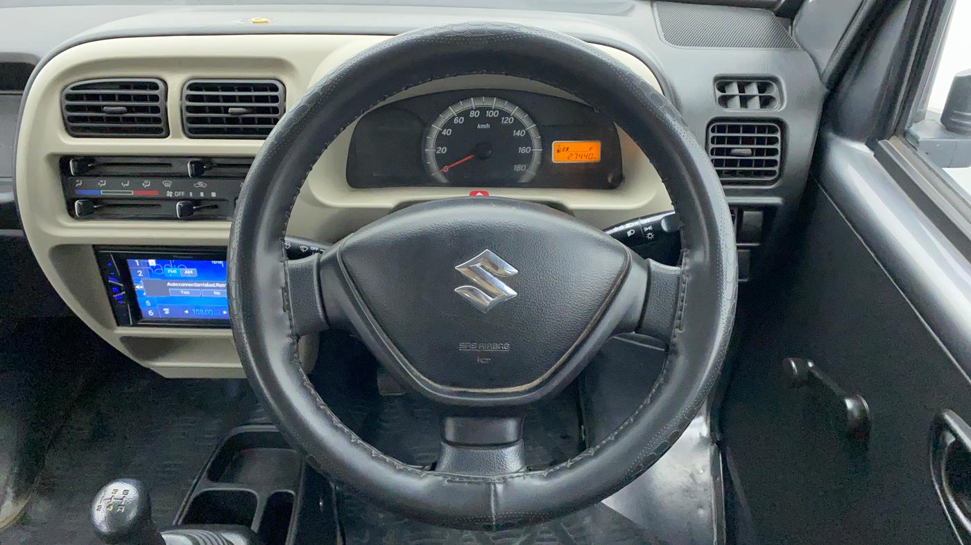 2020 Maruti Eeco 5 STR WITH AC PLUSHTR, Petrol, Manual, 27,481 km, Steering Wheel Close Up