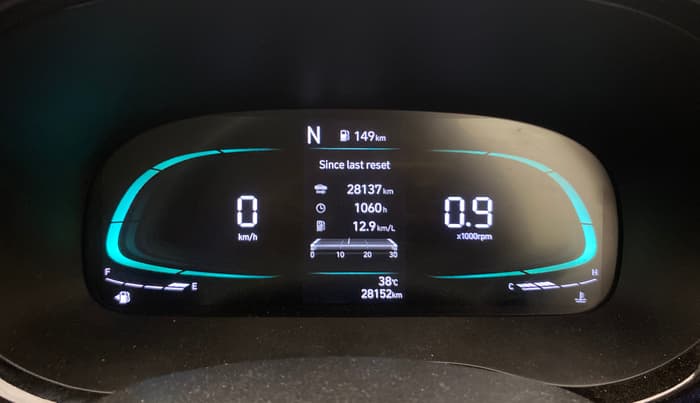 2024 Hyundai EXTER SX(O) CONNECT 1.2 AMT DUAL TONE, Petrol, Automatic, 28,151 km, Odometer Image