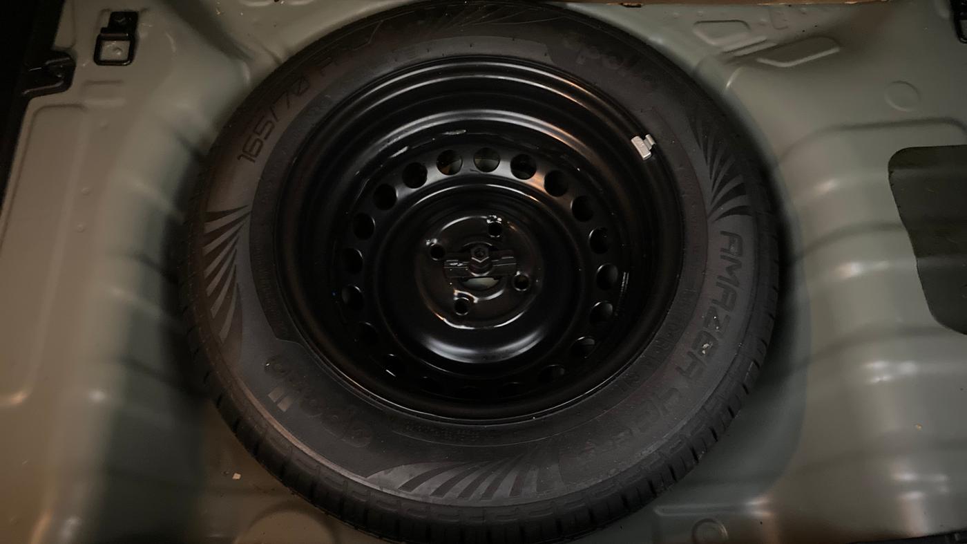 2024 Hyundai EXTER SX(O) CONNECT 1.2 AMT DUAL TONE, Petrol, Automatic, 28,151 km, Spare Tyre