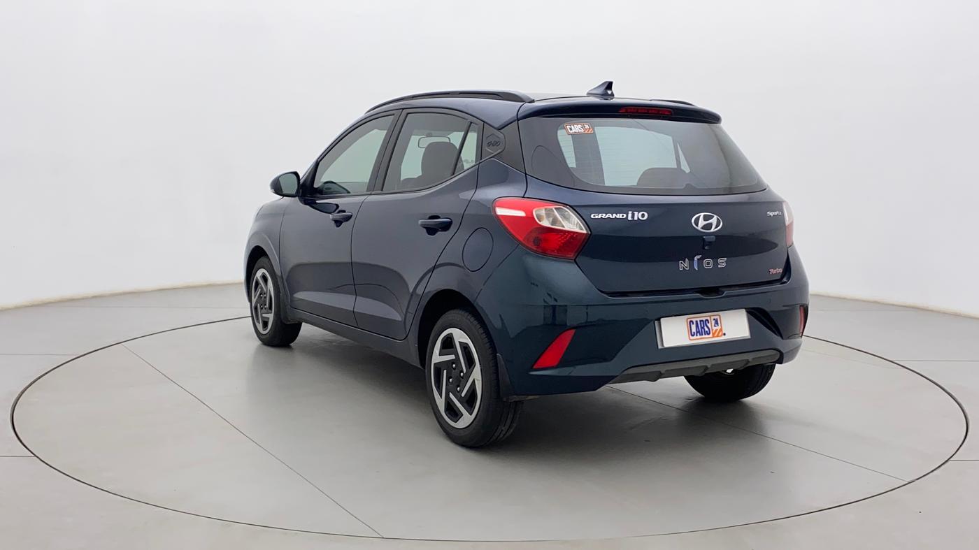 2022 Hyundai GRAND I10 NIOS SPORTZ 1.0 TURBO GDI, Petrol, Manual, 15,612 km, Left Back Diagonal